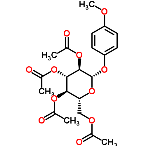 4-Methoxyphenyl 2,3,4,6-Tetra-O-Acetyl-β-D-Glucopyanoside